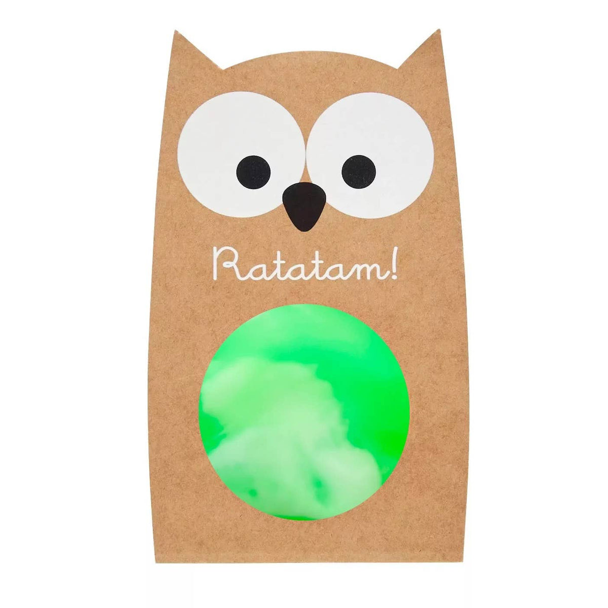 Ratatam flouro owl bouncy ball