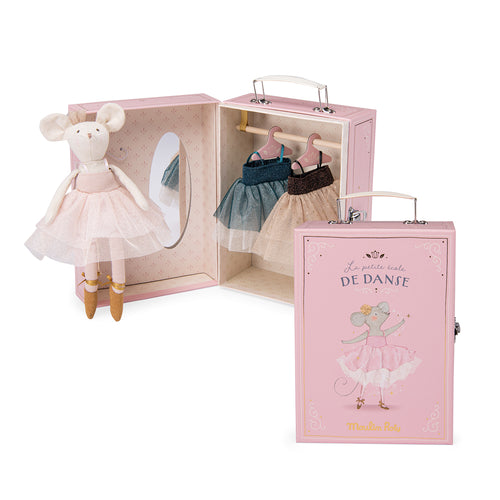 Ballerina Mouse with wardrobe, La Petite Ecole de Danse