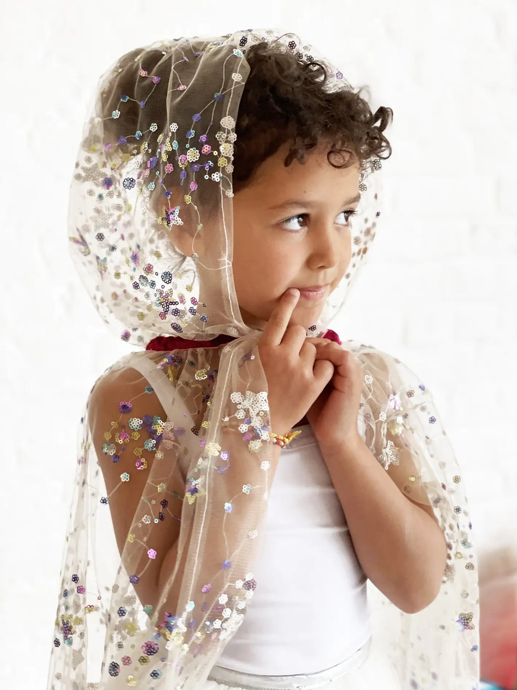 Multicoloured Sequin Fairy Cloak