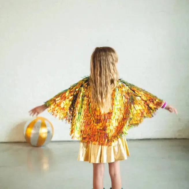 Gold Holographic Cape