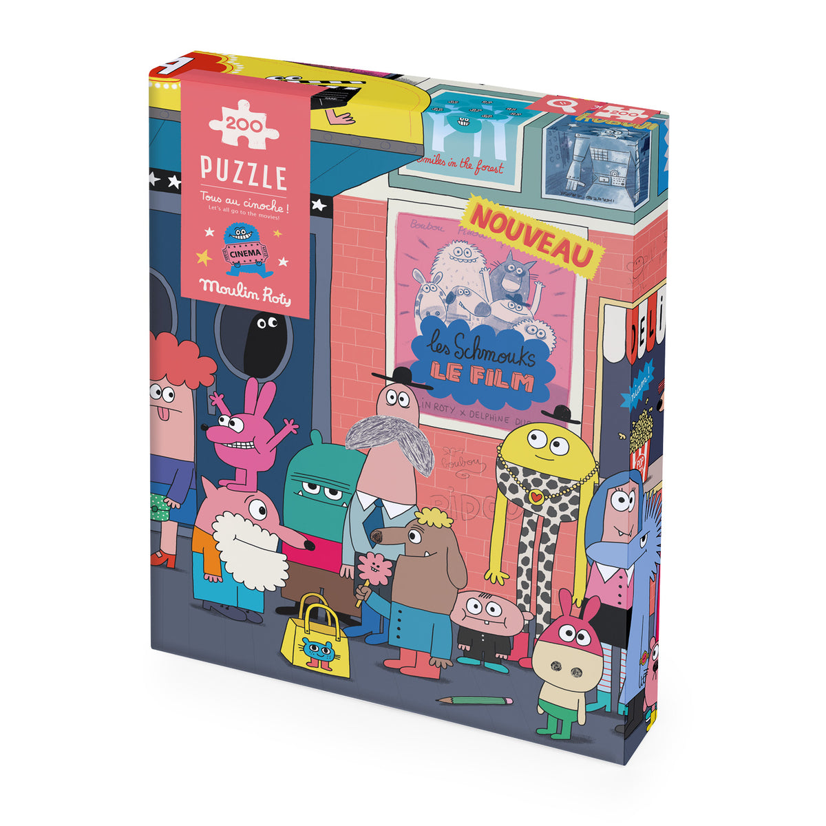Lets go to the movies monster puzzle