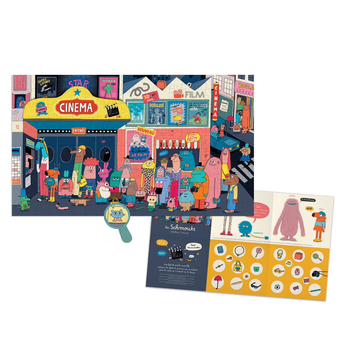 Lets go to the movies monster puzzle