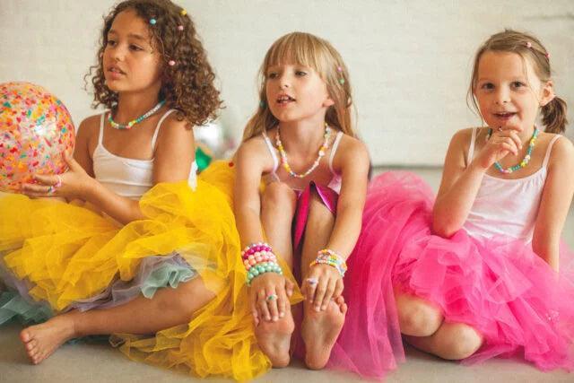Neon pink tutu dress